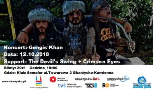 Read more about the article Gengis Khan /IT/ + The Devil’s Swing +Crimson Eyes